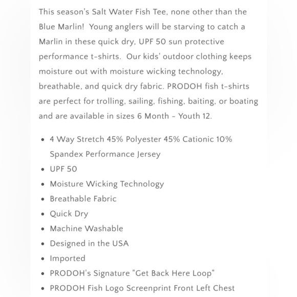 NWT Prodoh Performance Short Sleeve Pink Shirt UPF Protection 12m - Picture 3 of 3